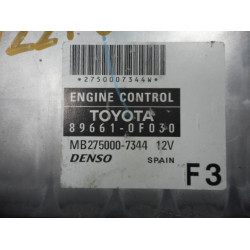 ENGINE CONTROL UNIT Toyota Corolla Verso 2006 1.8 VVT 16V 89661-0F030