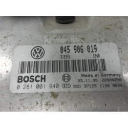 ENGINE CONTROL UNIT Volkswagen Polo 2000 1.4 TDI 0281001940