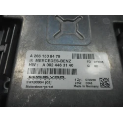 ENGINE CONTROL UNIT Mercedes-Benz A-Klasse 2007 150 a2661538479