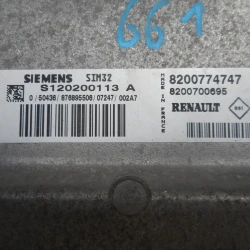 ENGINE CONTROL UNIT Renault TWINGO 2007 1.2 16V