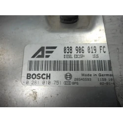 ENGINE CONTROL UNIT Volkswagen Sharan 2002 1.9 TDI 038906019fc