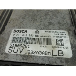 ENGINE CONTROL UNIT Suzuki SX4 2009 1.9TD  4WD 0281012992