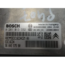 ENGINE CONTROL UNIT Peugeot 407 2008 1.6 HDI BREAK 9664257580