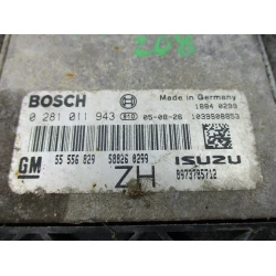 ENGINE CONTROL UNIT Opel Astra 2005 1.7CDTI KARAVAN 0281011943