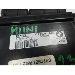 ENGINE CONTROL UNIT Mini Mini 2002 COOPER 1.6 1214 7520019