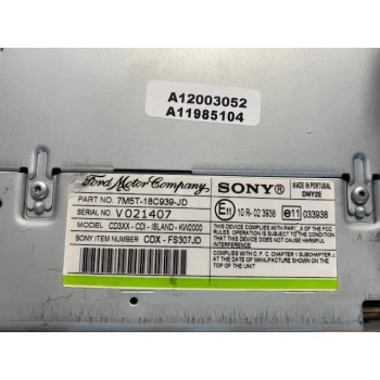 AUTORADIO Ford Focus 2007 1.6 TDCi 7M5T-18C939-JD