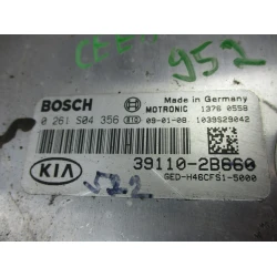 ENGINE CONTROL UNIT Kia Cee'd 2009 1.4 0261S04356 39110-2B660