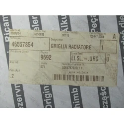 GRIGLIA COFANO Alfa 147 2004 1,6 16V 46557854