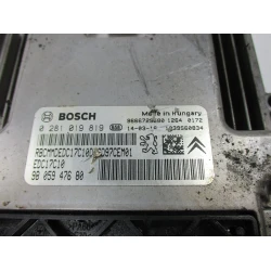 RAČUNALNIK MOTORJA Citroën C3 2014 1.6 HDI 0281019819