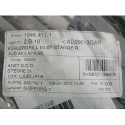 GRIGLIA COFANO Audi A6, S6  2.5 TDI 1346-417-1 1346,417,1