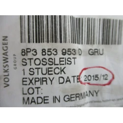 PROFILO MODANATURA Audi A3, S3 2005 2.0 TDI 8p3853953d