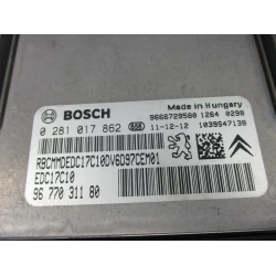RAČUNALNIK MOTORJA Citroën C4 2012 1.6HDI 0281017862
