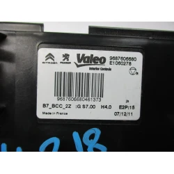 CLIMATE/HEATER CONTROL UNIT Citroën C4 2012 1.6HDI 9687606680