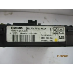 BSI CONTROL UNIT Peugeot 206 2002 1.4HDI 9646777380