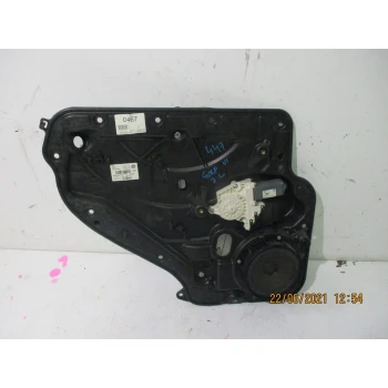 MECCANISMO ALZA VETRO POSTERIORE SINISTRO Volkswagen Golf 2011 VI. 1.6TDI