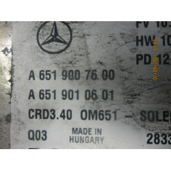 ENGINE CONTROL UNIT Mercedes-Benz B-Klasse 2012 180D A6519007600
