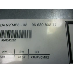 AUTORADIO Citroën C5 2008 III TOURER 2.0 HDI 16V 9663080277