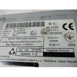 AUTORADIO Toyota Auris 2013 1.6 10R-030232  8614002010