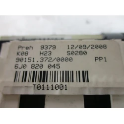 HEATER CLIMATE CONTROL PANEL Seat Ibiza 2009 1.4 6J0820045