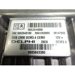 RAČUNALNIK MOTORJA Citroën C5 2008 III 2.0 HDI 16V 9663548180