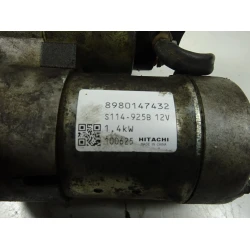 STARTER MOTOR Opel Zafira 2010 1.7 DTI 16V 8980147432