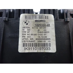 QUADRO STRUMENTI CONTACHILOMETRI BMW 3 2006 318 I 1025330-48