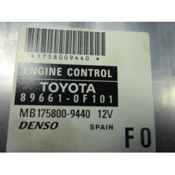 ENGINE CONTROL UNIT Toyota Corolla Verso 2007 2.2D4D 89661-0f101