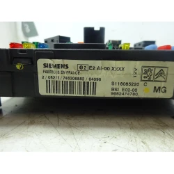 BSI CONTROL UNIT Peugeot 206 2004 1.4 BSI E02-00 9652474780