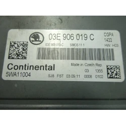 ENGINE CONTROL UNIT Škoda Fabia 2012 1.2 03e906019c