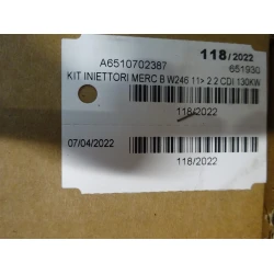 INJECTOR Mercedes-Benz B-Klasse 2013 2.2CDI A6510702387
