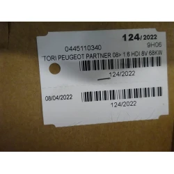 INJECTOR Peugeot PARTNER 3 2010 1.6HDI 0445110340