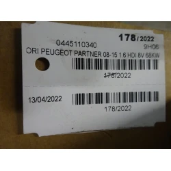 INJECTOR Peugeot PARTNER 3 2011 1.6HDI 0445110340