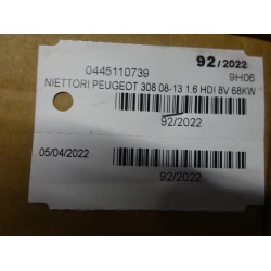 INJECTOR Peugeot 308 2011 1.6HDI 0445110739