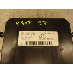 BSI CONTROL UNIT Peugeot 307 2004 1.6 16V AUT. 9651196980a