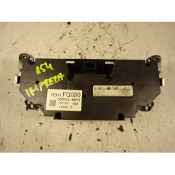 HEATER CLIMATE CONTROL PANEL Subaru Impreza 2008 1.5R AWD WAGON 72311fg030