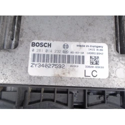 RAČUNALNIK MOTORJA Citroën C3 2010 1.4VTTI PICASSO 0281014232