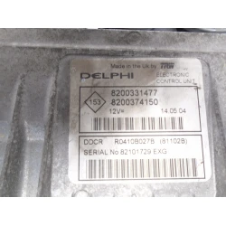 ENGINE CONTROL UNIT Renault CLIO II 2003 1.2 16v 8200331477  8200374150