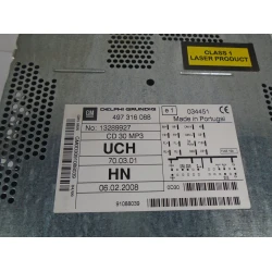 RADIO Opel Corsa 2009 1.3 DTI 497316088