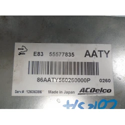 ENGINE CONTROL UNIT Opel Corsa 2010 1.2 55577835