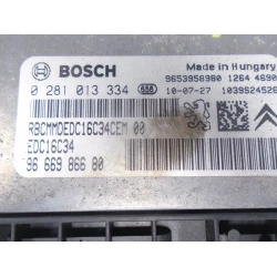 ENGINE CONTROL UNIT Peugeot 5008 2010 1.6HDI 9666986680