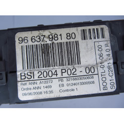 BSI CONTROL UNIT Peugeot 308 2008 1.6HDI BREAK 9663798180