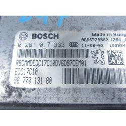 ENGINE CONTROL UNIT Peugeot 207 2011 1.6 HDI 16V 9677013180