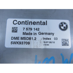 ENGINE CONTROL UNIT BMW 1 2008 116i 7579142