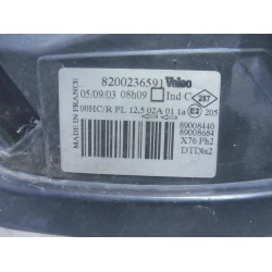FARO ANTERIORE DESTRO Renault KANGOO 2003 1.5 DCI 8200236591