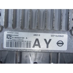 ENGINE CONTROL UNIT Nissan Qashqai 2008 1.5DCI 23710jd54d