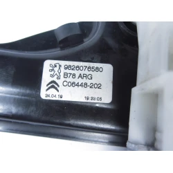 WINDOW MECHANISM REAR LEFT Citroën C4 2019 SPACETOURER 1.5 HDI 9826076580