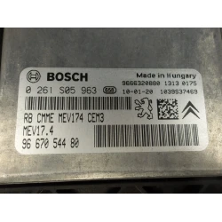 RAČUNALNIK MOTORJA Citroën C3 2010 1.6 16V 9666320880    9667054480