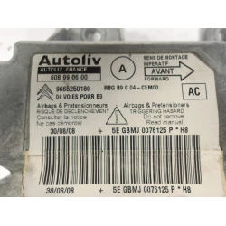 AIRBAG CONTROL UNIT Citroën BERLINGO 3 2008 1.6 I 16V 9665250180