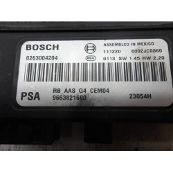 COMFORT MODULE Peugeot PARTNER 3 2012 1.6 HDI 9663821680