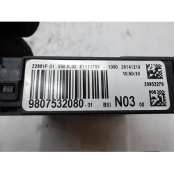 BSI CONTROL UNIT Peugeot 2008 2015 1.2 9807532080
